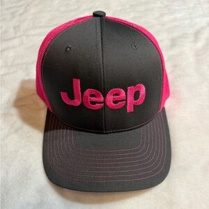 Kamel 815 Women’s Jeep Hat Pink and Charcoal